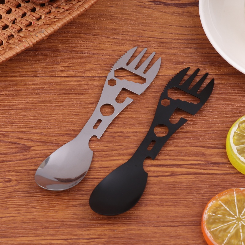 1/5Pcs 10 In 1 Camping Utensil – Bamboo Cutlery Travel Bewertung und Preis