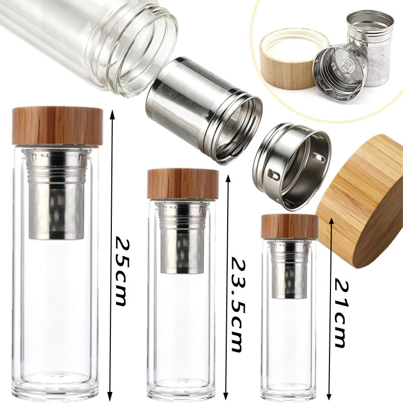 300/400/500ml Doppelwandige Gl – Bamboo Cutlery Travel Bewertung und Preis