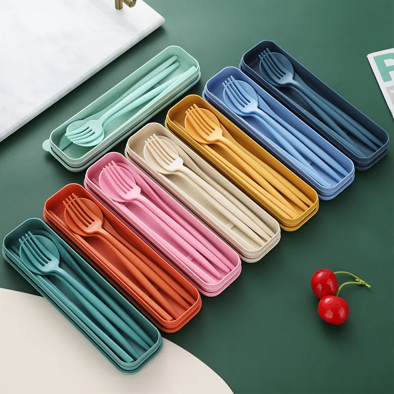 4-teiliges tragbares Utensilie – Bamboo Cutlery Travel Bewertung und Preis